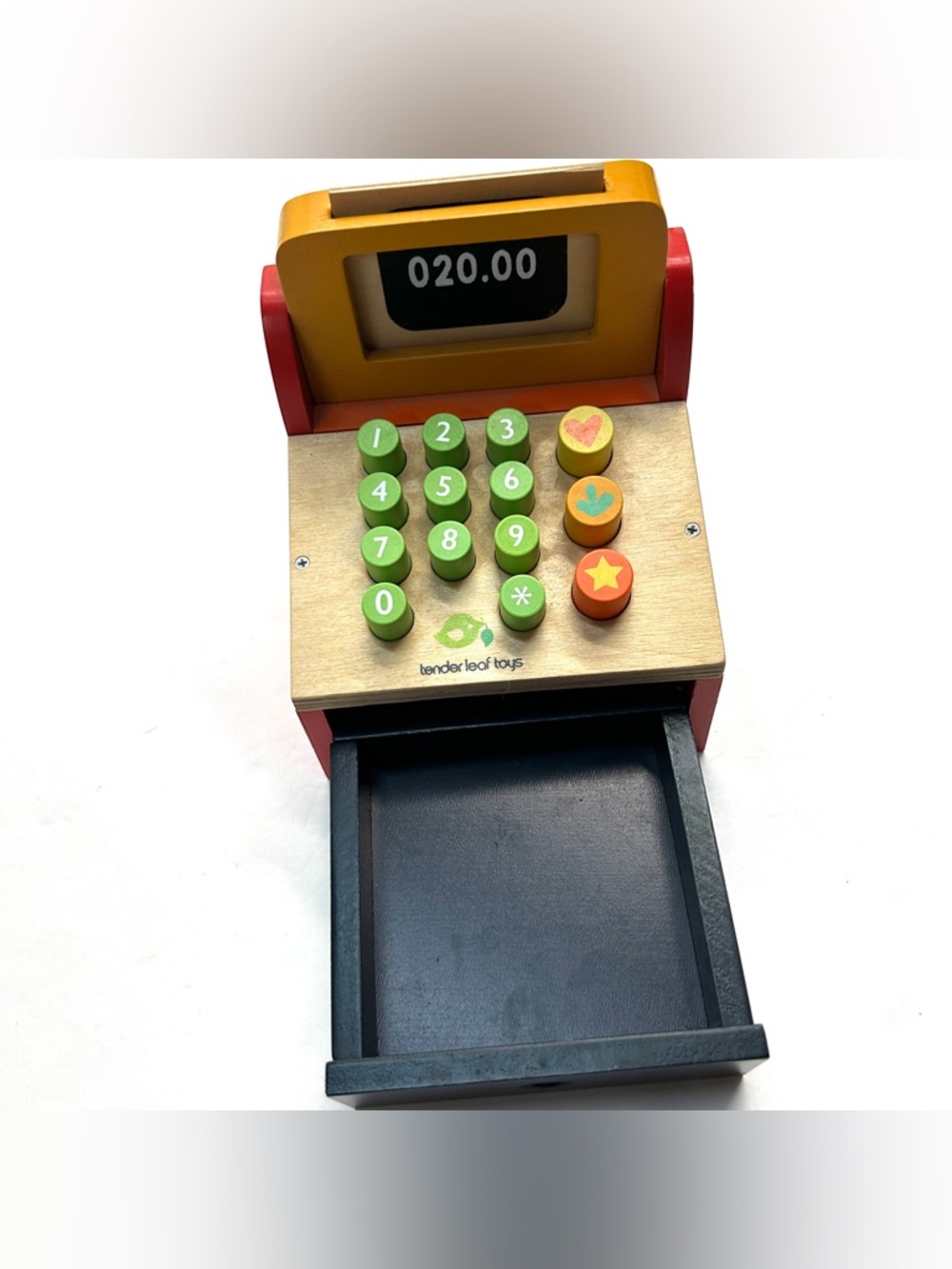 Tender Leaf Toys Wooden Cash Register Till Counting Money Developmental Toddler